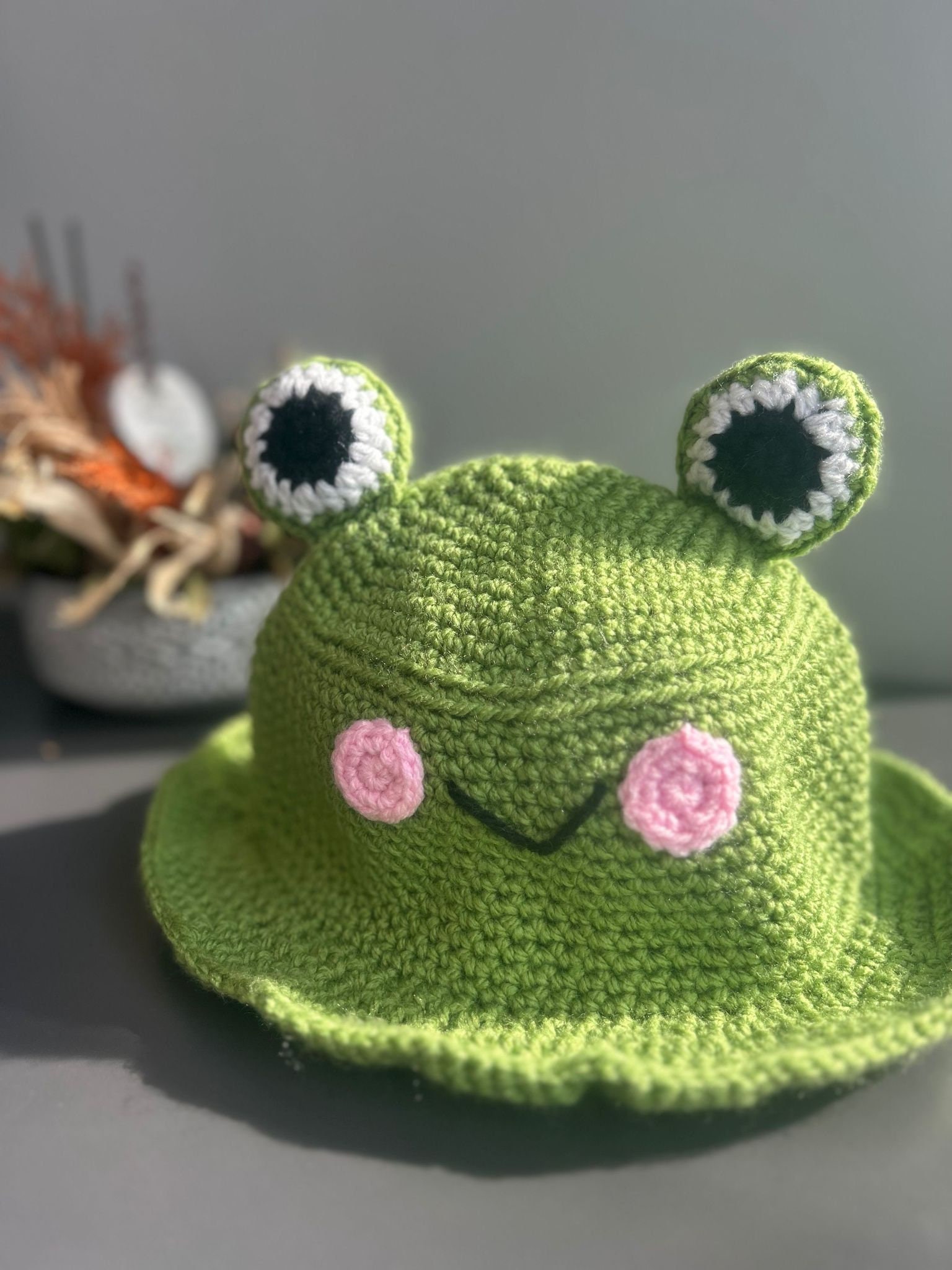 PATTERN Frog Bucket Hat NEW MODEL | Cute Animal Crochet Handmade Hat - Etsy