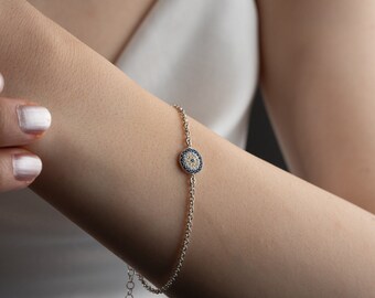 Evil Eye Bracelet Protection Bracelet Mal de Ojo Bracelet Nazar Armband Evil Eye Armband Good Luck Bracelet Greek Evil Eye Bracelet