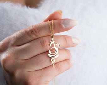 Zierliche Gold Yoga Halskette Silber spirituelle Yoga atmen Halskette Yoga-Liebhaber-Halskette Friedliche Symbol Anhänger Halskette Weihnachtsgeschenk Frauen