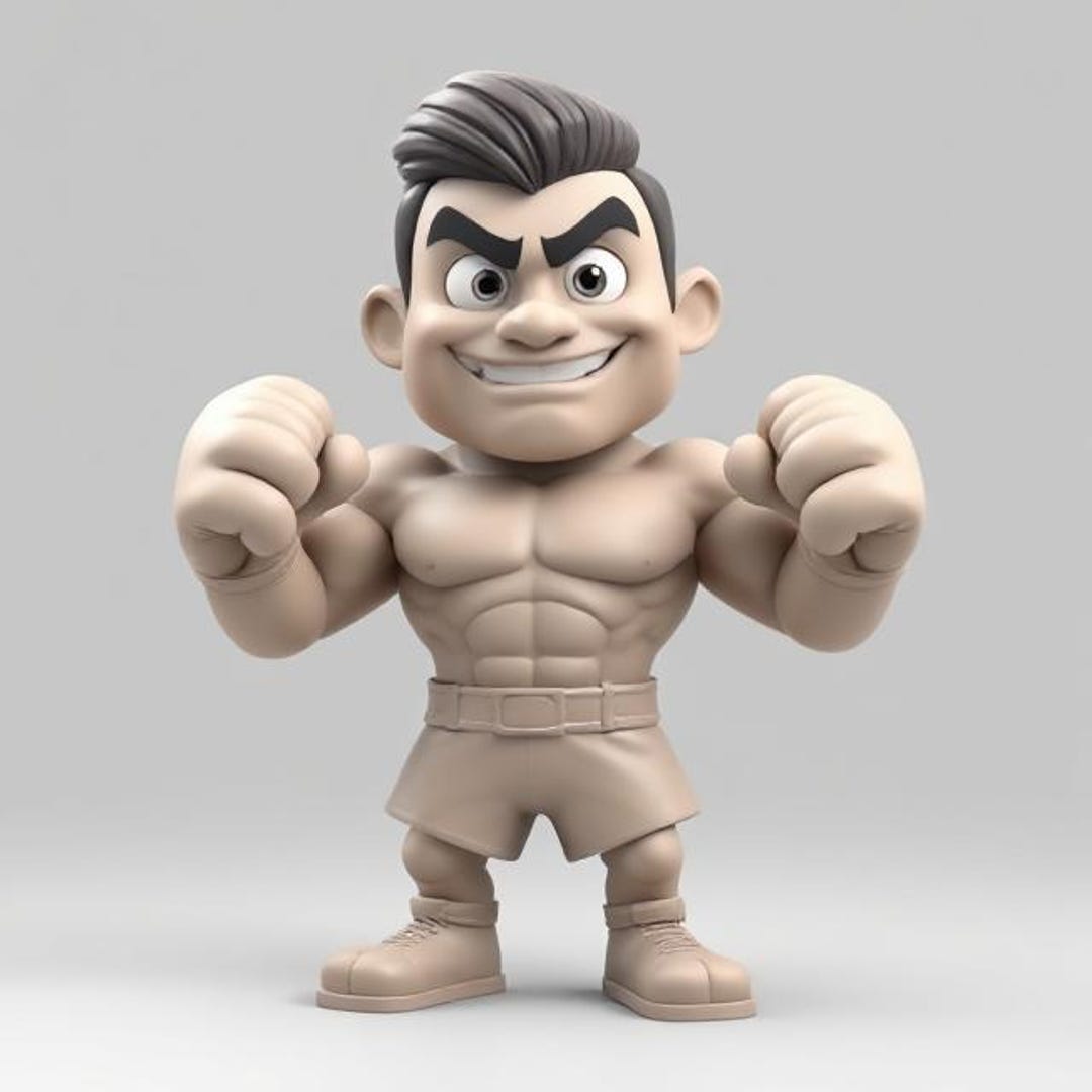 Boxer - Strong and Playful 3D Model - Etsy
