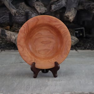 Hand-Turned Cherry Bowl, Kiln Dried