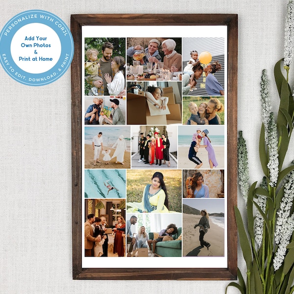 11x17 Collage Template - Etsy