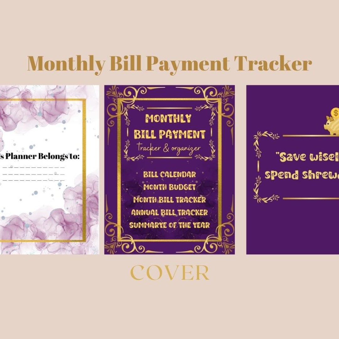 Monthly Bill Payment Tracker 72 Pages Bill Tracker Printable financial monthly-bill-payment-tracker-72-pages-bill-tracker-printable-financial