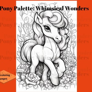 My Little Pony : Adult Coloring Book Digital Download 21 Pages, Adult ...
