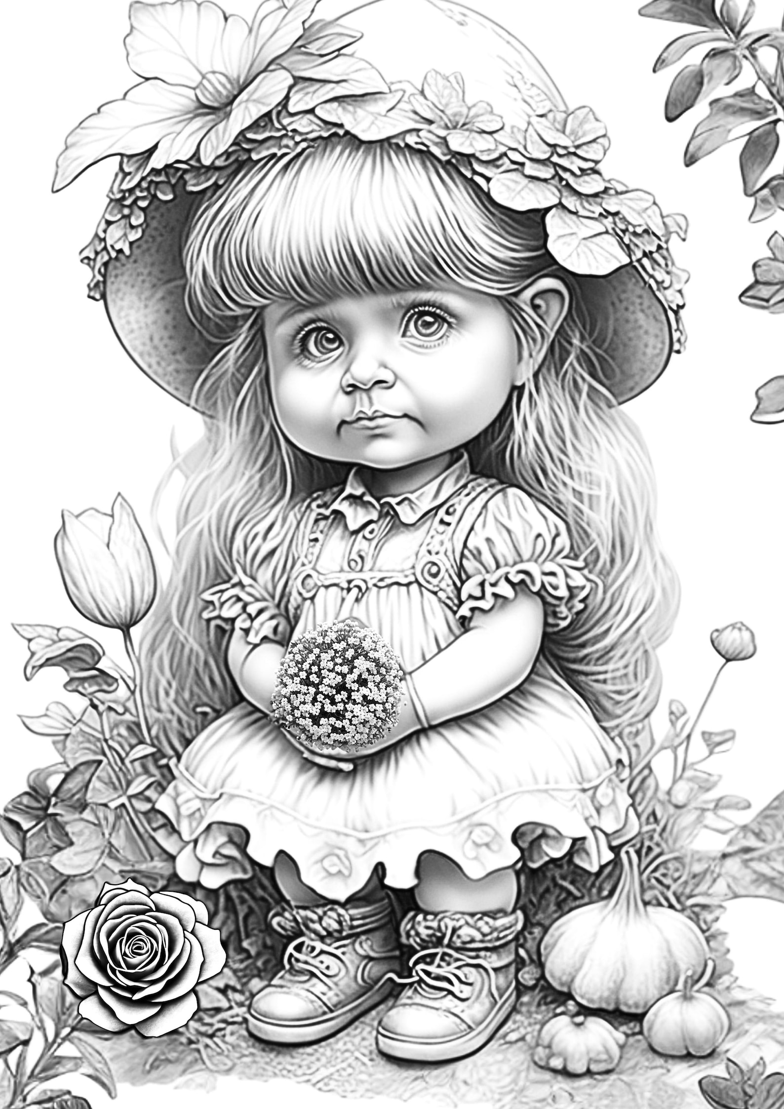 Adult and Kids Coloring Book Page /digital Download/coloring - Etsy