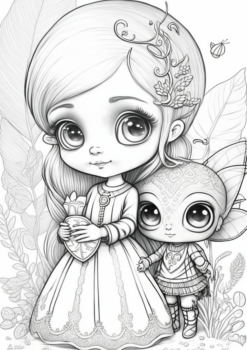 Coloring Book Page digital Download coloring - Il 794xN.4667894957 Jl53