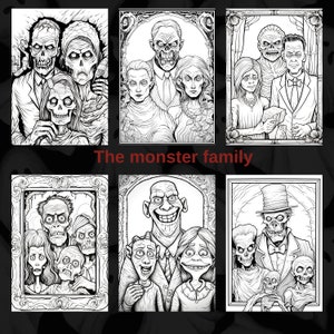 67 the Monster Family Coloring Pages gothic Ravens Coloring Pages ...