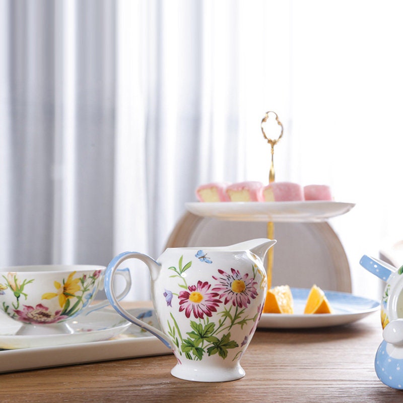 Afternoon Tea Set Ceramiccoffee Tea Seteuropean Tea Set Tea Etsy