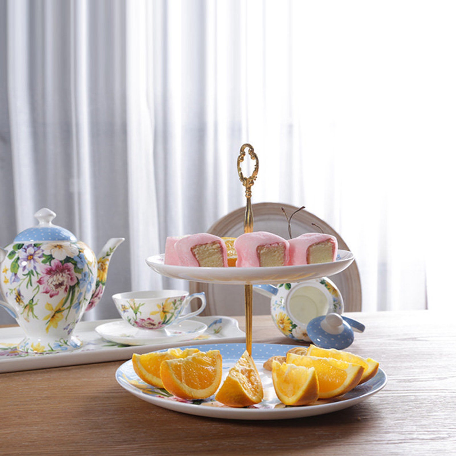 Afternoon Tea Set Ceramiccoffee Tea Seteuropean Tea Set Tea Etsy