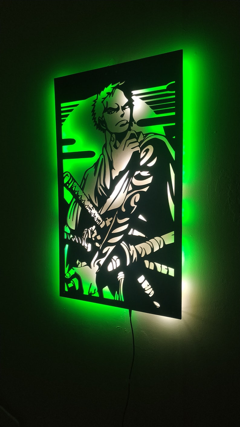 Anime Led Sign Manga Character Custom Game Room - Etsy
