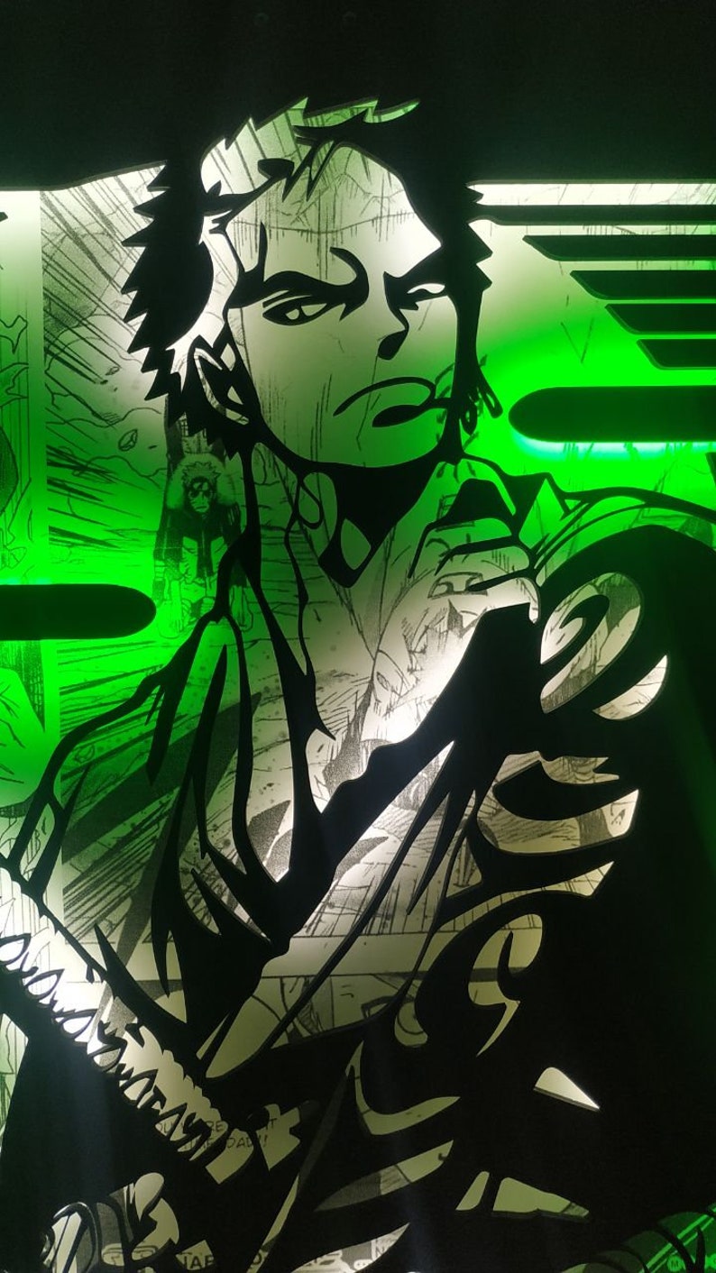 Anime Led Sign Manga Character Custom Game Room Etsy