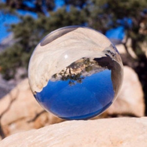Extra Large/Large Quartz Crystal Ball, Divination, Scrying, Pagan, Witch, Meditation, Gazing Ball, Altar, Psychic, Medium, Fortune teller