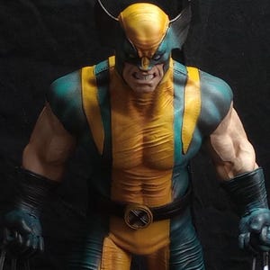Anpassad Wolverine 3D-utskriven i harts