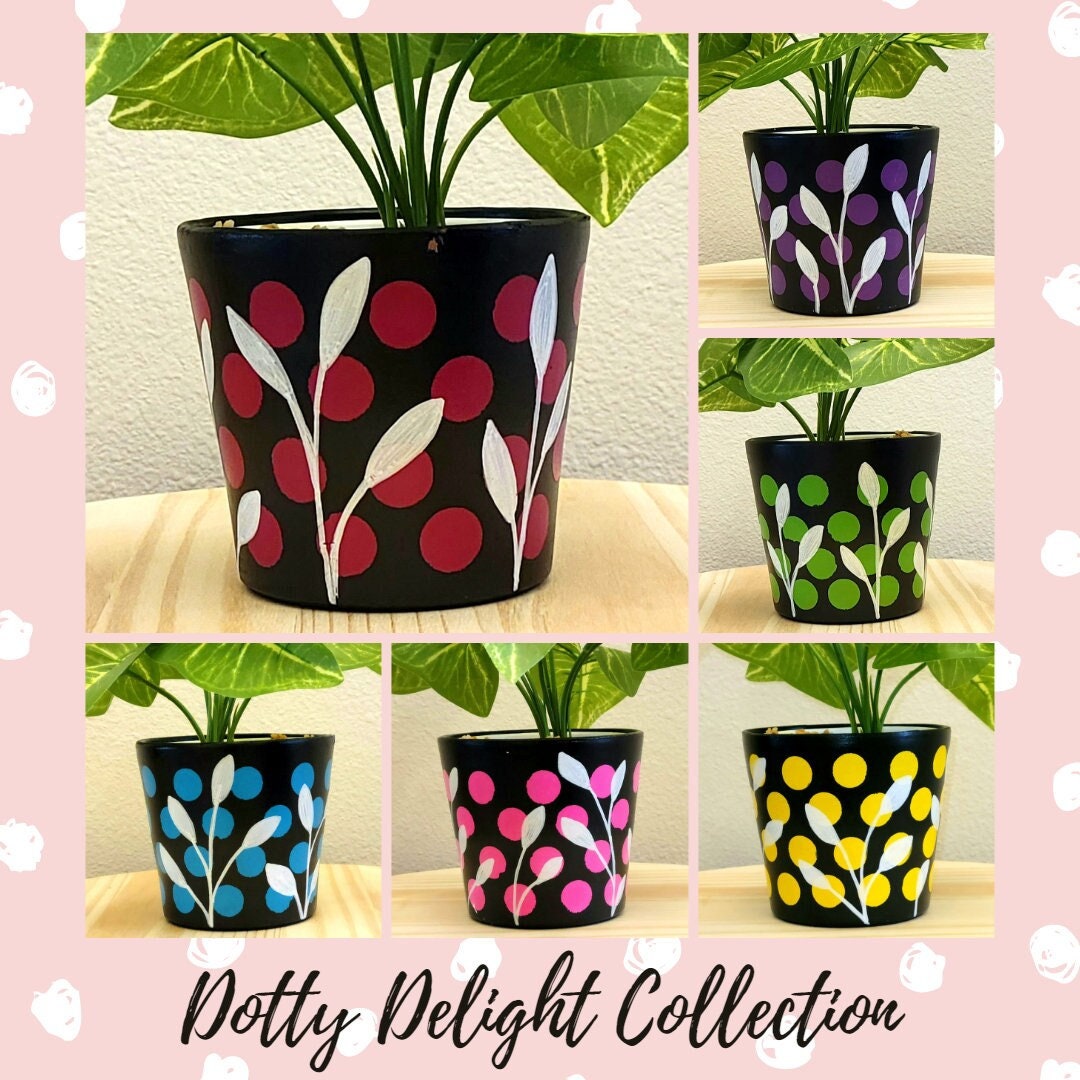 Polka Dot Planter