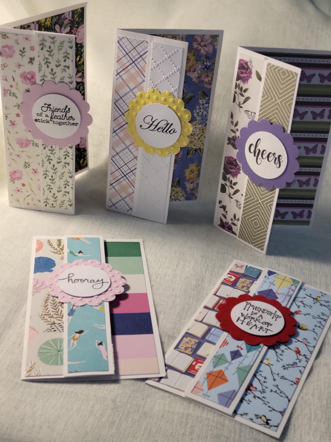 10 Colorful Greeting Cards. - Etsy