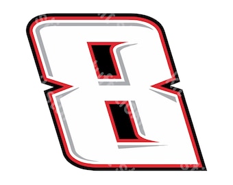Christopher Bell #8 SVG File Instant Download