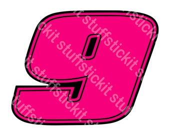 Chase Elliot #9 SVG File Instant Download