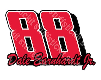 Dale Earnhardt Jr. #88 SVG File Instant Download