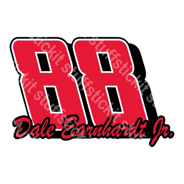 Dale Earnhardt Jr. #88 SVG File Instant Download