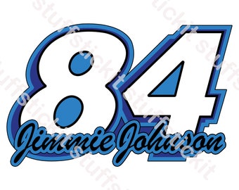 Jimmie Johnson 84 SVG