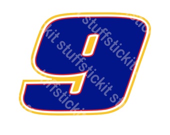 Chase Elliot #9 SVG File Instant Download
