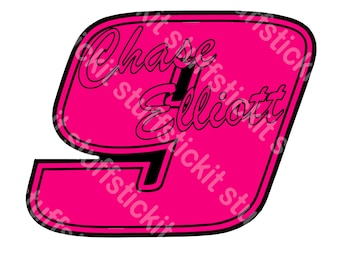 Chase Elliot #9 SVG File Instant Download
