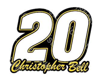 Christopher Bell #20 SVG File Instant Download
