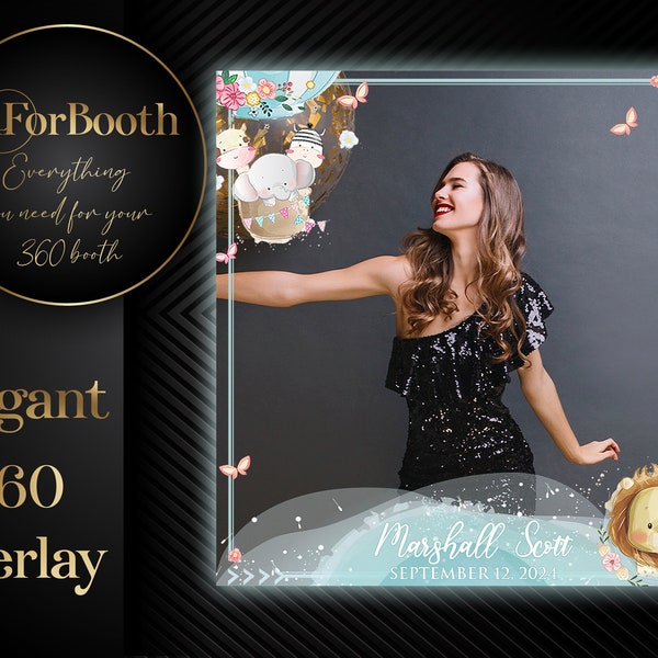 Snappic Baby Shower Overlay Etsy