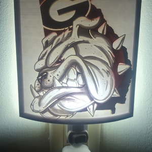 Georgia Bulldog Nightlight