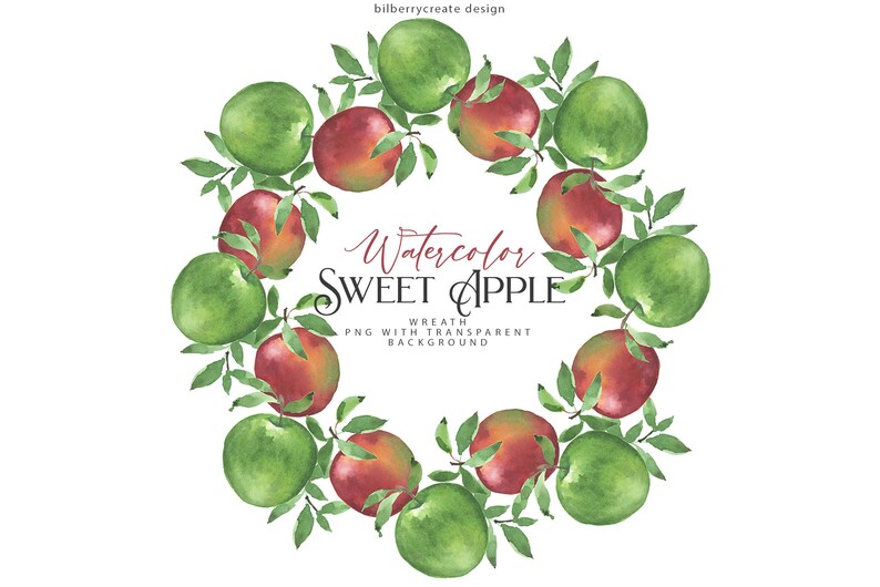 Apple Wreath Clipart Apple Frame Png Floral Frame Clipart Apple Tree