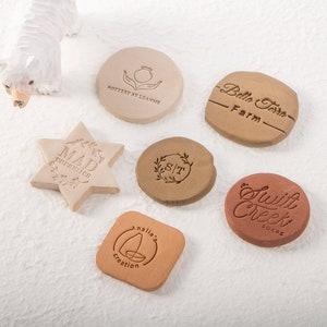 73 Designs For Your Pottery Custom Pottery Stamp Ceramics Stamp Gifts For Potter Brass Mold For Clay Soap Stamp image 10