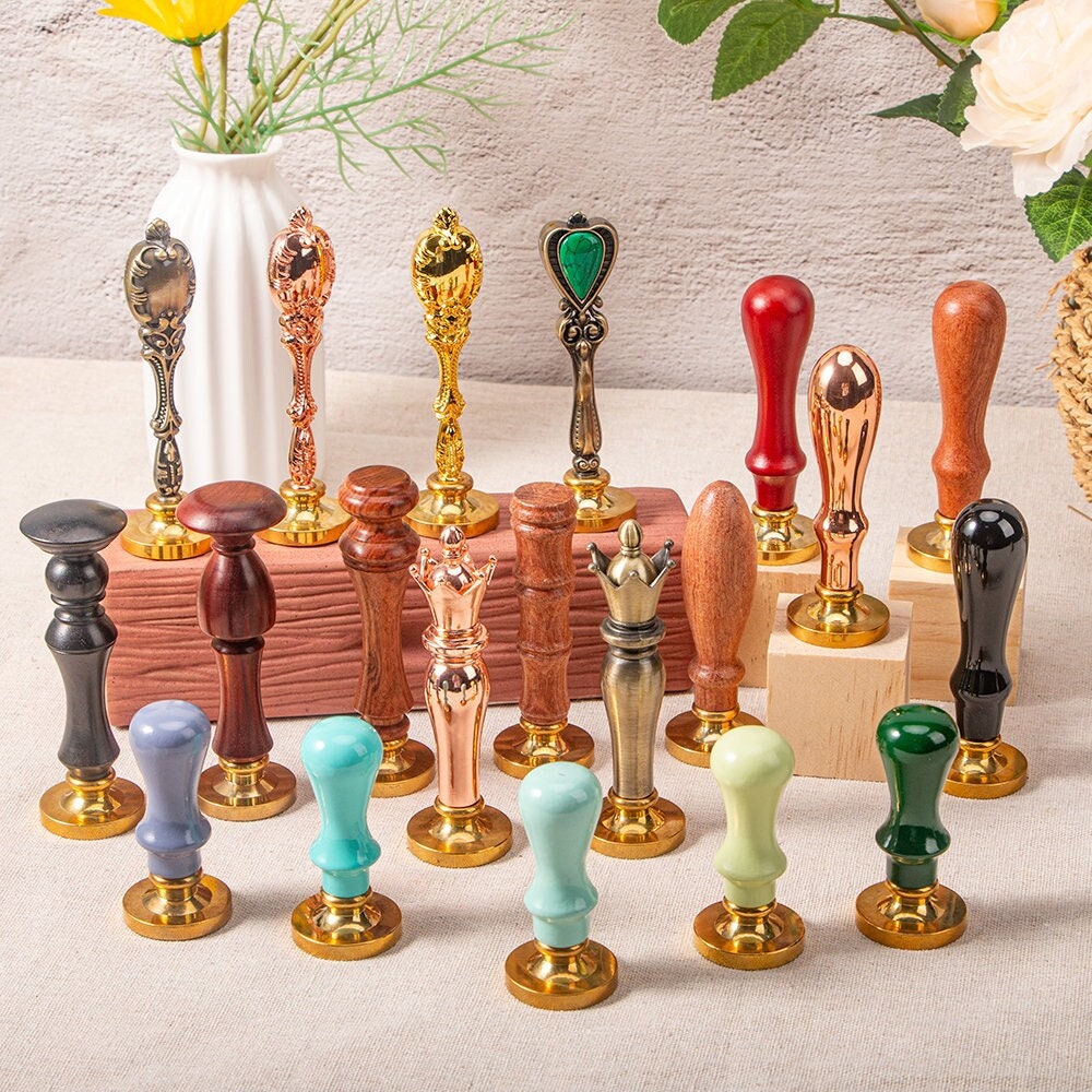 33 Types of Sealing Wax Metal Handles Vintage Wax Handles Etsy