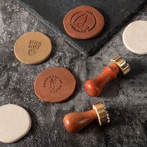 Clay signature | Pottery Signature Stamp | Gifts For Potter | Custom Pottery Stamp | Brass Mold For Clay | Gift For Potters
