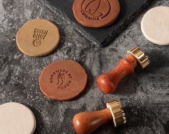 Clay signature | Pottery Signature Stamp | Gifts For Potter | Custom Pottery Stamp | Brass Mold For Clay | Gift For Potters