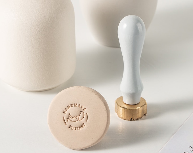 Personalized Pottery Stamp | Personalized Clay Stamp | Wedding Clay Stamp | Custom Ceramic Stamp | Ice Stamp | Custom Soap Stamp