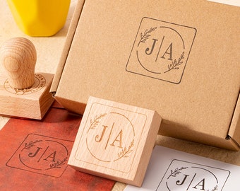 Custom Rubber Stamp, Paper Stamper, Wooden Rubber Stamper, Ink Stamps For Teacher, Wood Business Stamp, Personalized Logo Stamp