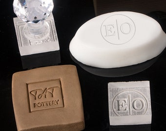 Custom Logo Soap Stamp, Acrylic Stamp For Pottery, Custom Soap Acrylic Stamp, Personalized Pottery Stamp, Acrylic Stamp Mold.