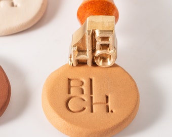 Custom Pottery Stamp | Personalised Clay Stamp | Custom Pottery Stamp Logo | Stamp For Clay | Ceramics Stamp | Pottery Stamp | Custom Stamp
