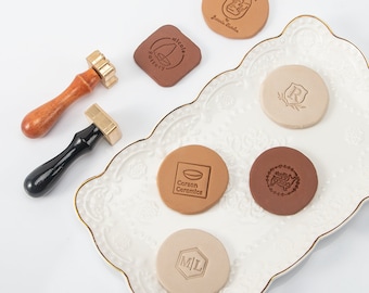 Custom Clay Stamps - Great Gifts for Weddings, Housewarmings, Holidays and More, Clay Symbol Stamp For Ceramists, Personalized Ceramic Stamp