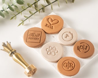 Custom Pottery Stamp | Ceramics Stamp | Custom Logo Clay Stamp | Stamp For Clay | Pottery Stamp | Personalised Clay Stamp | Custom Stamp