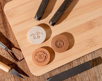 Custom Metal Stamp For Pottery, Custom Metal Punch Stamp For Pottery, Custom Tiny Metal Pottery Stamp, Signature Stamp, Gifts For Potters.