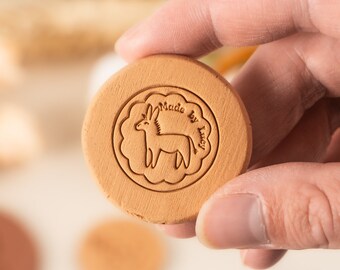 Lovely Animal Design | Stamp For Clay | Custom Pottery Stamp | Ceramics Stamp | Clay Signature | Pottery Stamp | Personalized Clay Stamp