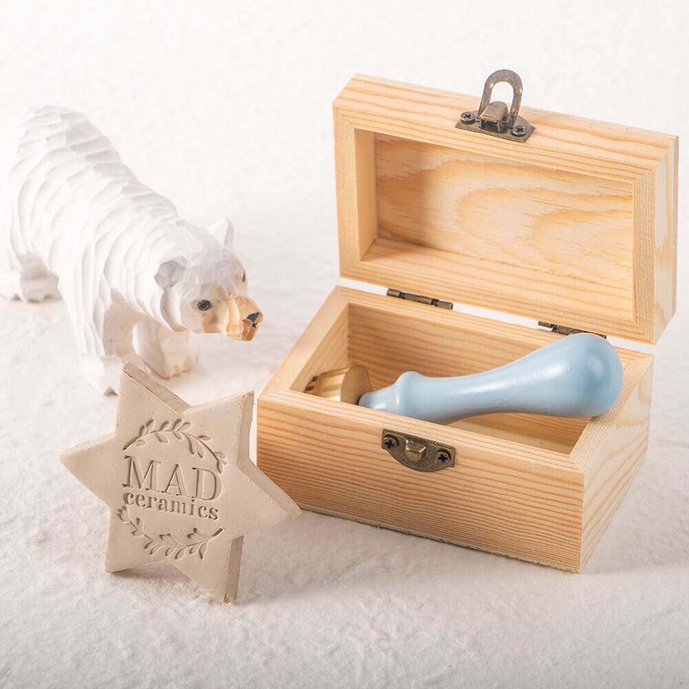 Custom Pottery Stamp | Personalized Clay Stamp | Lovely Animal Design | Stamp For Clay |  Ceramics Stamp | Pottery Stamp | Custom Soap Stamp