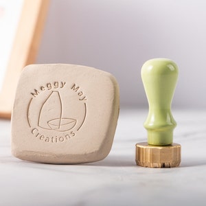 Custom Pottery Stamp, Custom Clay Stamp, Initial Ceramic Stamp, Custom Soap  Stamp in Brass, Personalized Signature Brass Stamp for Pottery 