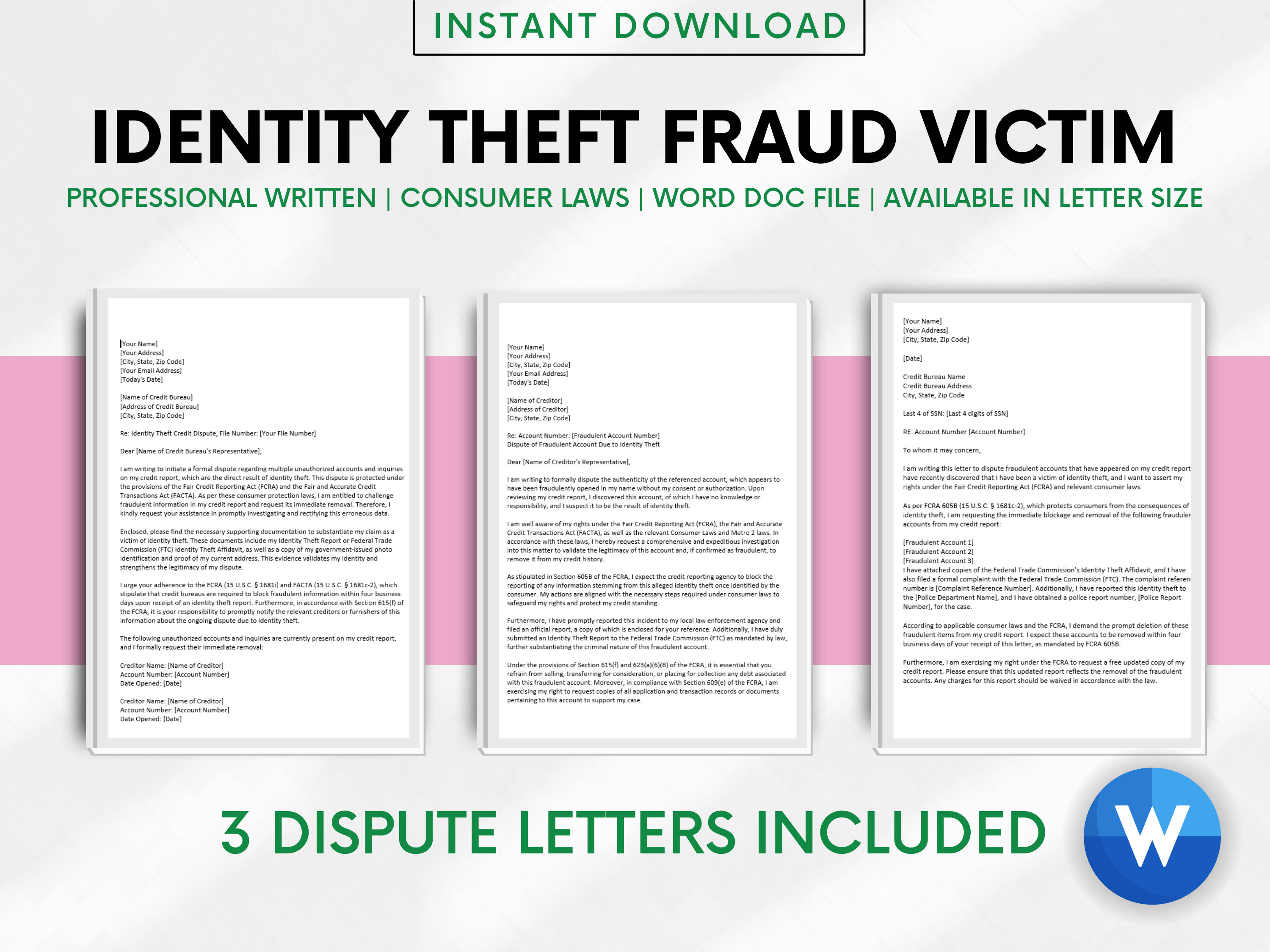 Identity Theft Fraud Victim Credit Dispute Letter Template Etsy identity-theft-fraud-victim-credit-dispute-letter-template-etsy