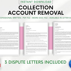 Eliminación de cuenta de cobro / Modelo de carta de disputa de crédito / Reparación de crédito por cuenta propia / Mal crédito / Mejora de la puntuación crediticia / Leyes del consumidor