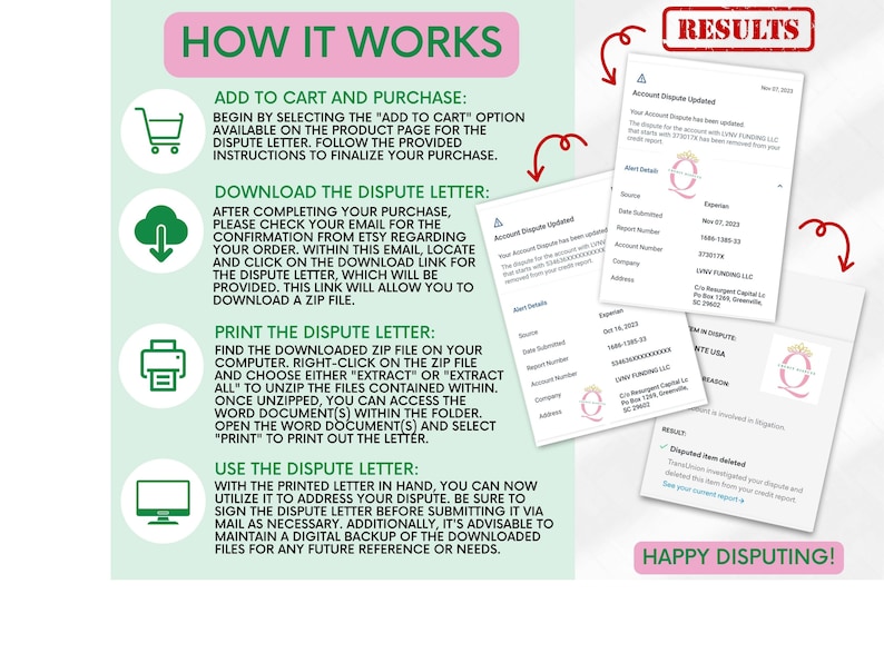 Outdated Reporting Information Dispute Letter Credit Dispute Template