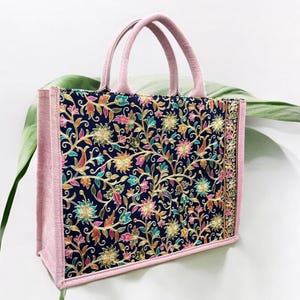 Bolso de hombro vintage turco hecho a mano, bolso de mano de cachemira tejido a mano con estampado floral rosa para llevar dinero, especial, único para mujer