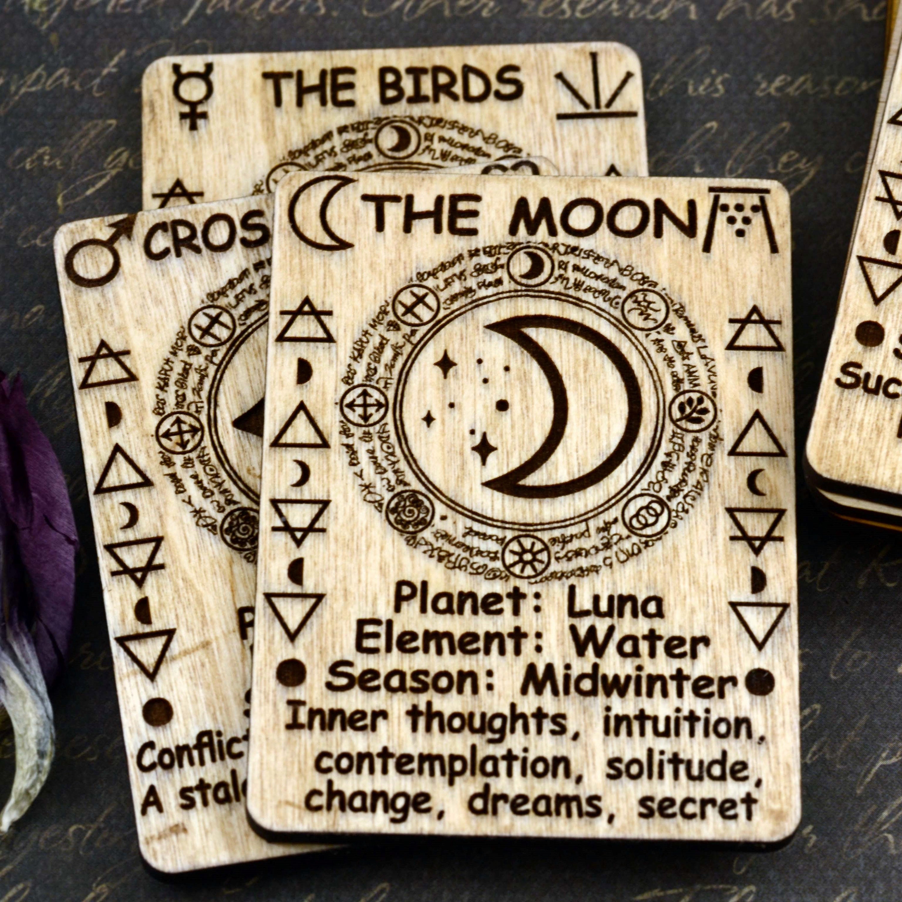 Basic Runes Set Basic Witch's Runes Cards Set of 8 Pcs With Box SVG Witchcraft Svg ...