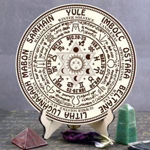 Set of 5 Pcs Wheel of the Year SVG Bungle Pagan Calendar SVG Ogham ...